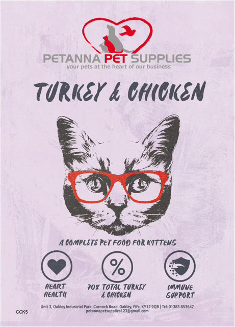 Kitten Chicken And Turkey