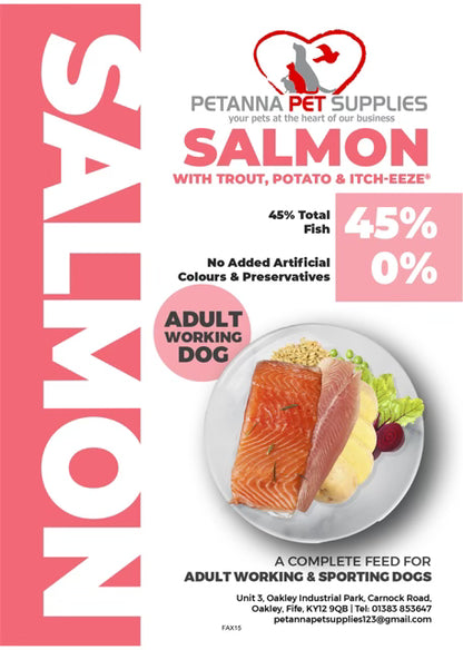 Super Premium Adult (Working) Blend - Salmon (with Itch-Eeze)