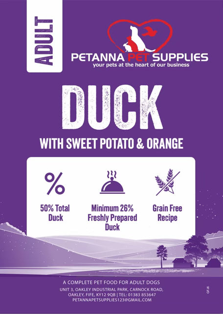 Duck With Sweet Potato & Orange