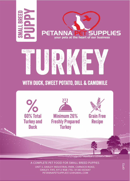 Grain Free Puppy (Small Breed) Blend - Turkey
