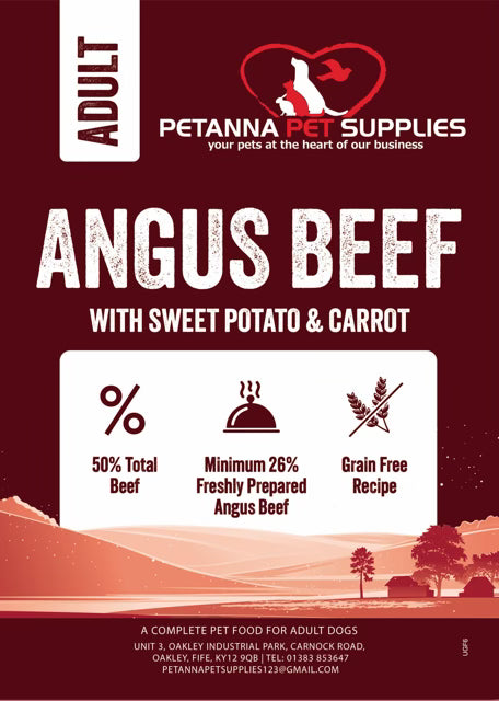 Angus Beef With Sweet Potato & Carrot